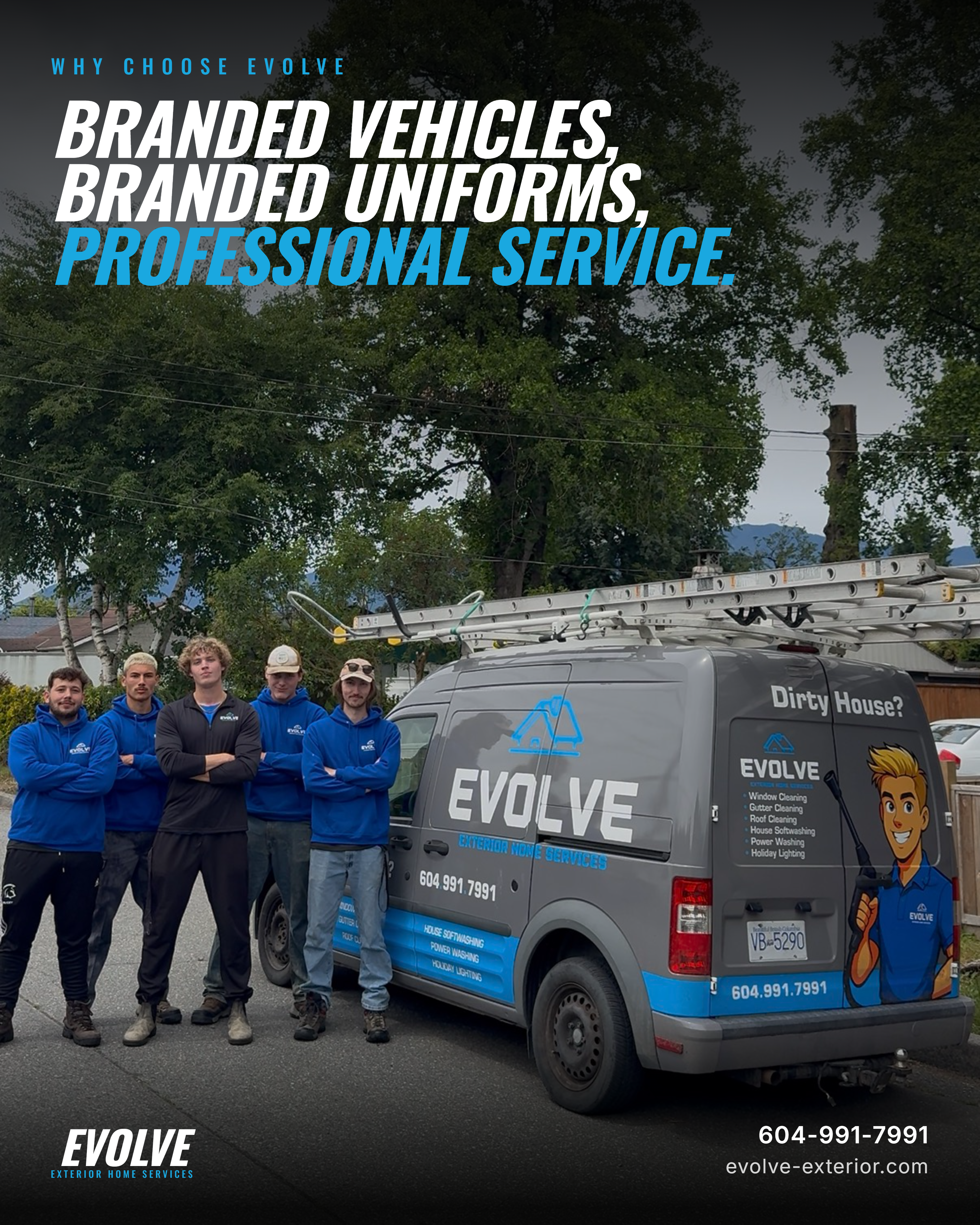 Evolve — branded, professional service